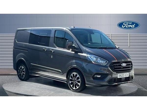 Ford Transit Custom 320 L1 Diesel Fwd 2.0 EcoBlue 185ps Low Roof D/Cab Sport Van Auto