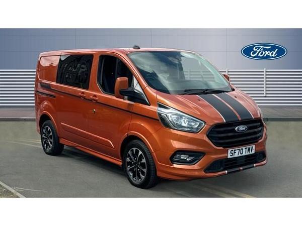 Ford Transit Custom 320 L1 Diesel Fwd 2.0 EcoBlue 185ps Low Roof D/Cab Sport Van Auto