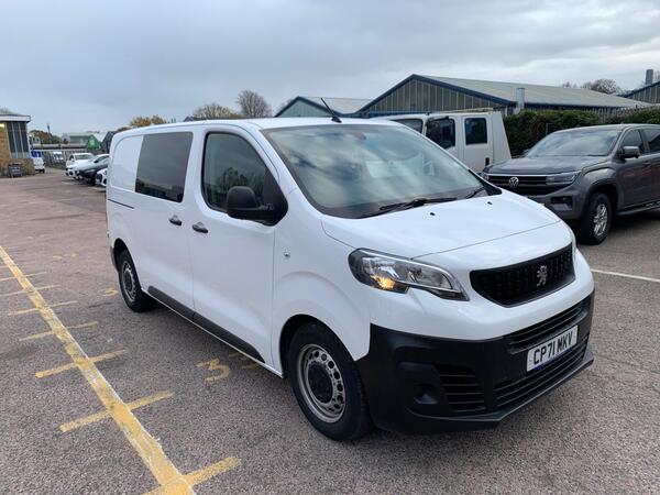 Peugeot Expert 2.0 BlueHDi 1200 Professional Premium Standard Crew Van Double Cab 6dr Diesel Manual MWB Euro 6 (s/s) (6 Seat) (145 ps)