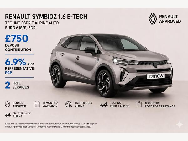 Renault Symbioz 1.6 E-TECH iconic esprit Alpine Auto Euro 6 (s/s) 5dr