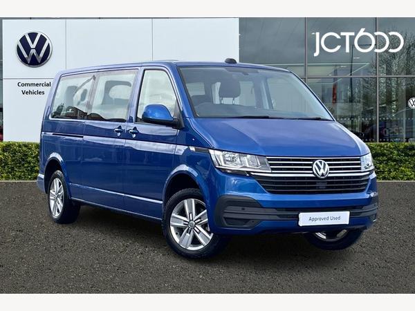 Volkswagen Transporter Shuttle SE Minibus DSG LWB Euro 6 150ps *AIR CON*8 SEATS*PARKING SENSORS*