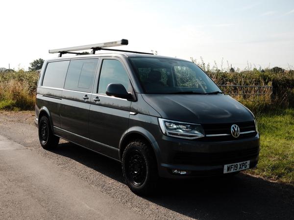 Volkswagen Transporter 2.0 BiTDI T32 BlueMotion Tech Highline Crew Van Double Cab 5dr Diesel DSG FWD LWB Euro 6 (s/s) (204 ps)