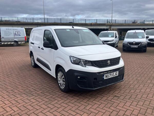 Peugeot Partner 1.5 BlueHDi 850 Professional Premium Long Crew Van Double Cab 6dr Diesel Manual LWB Euro 6 (100 bhp)(NU71 EJG) EURO 6