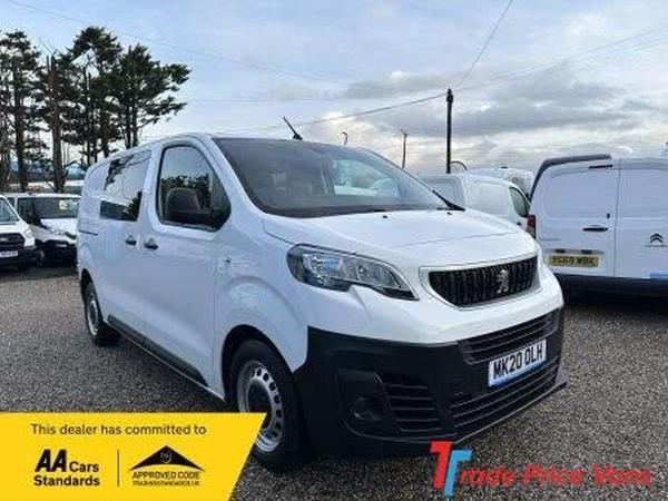 Peugeot Expert 2.0 BlueHDi 1400 Professional Standard Crew Van Double Cab 6dr Diesel Manual MWB Euro 6 (s/s) (6 Seat) (120 ps)