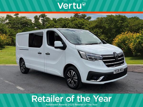 Renault Trafic 2.0 dCi Blue LL30 Extra Sport Crew Van Double Cab 6dr Diesel Auto L2 H1 Euro 6 (s/s) (170 ps)
