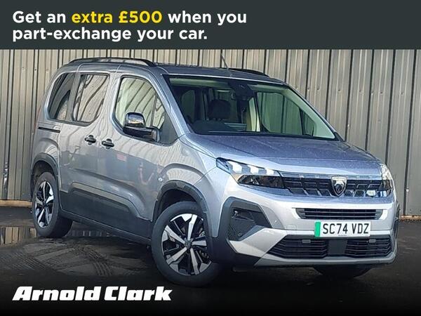 Peugeot e-Rifter 52kWh GT Standard MPV Auto 5dr (7.4kW Charger)
