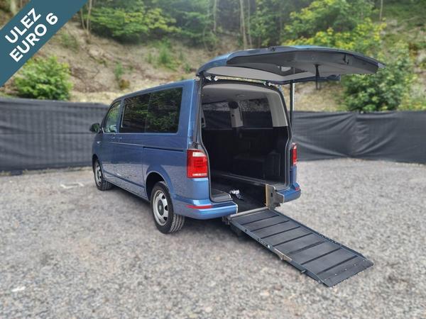 Volkswagen Transporter Shuttle Driver Transfer Wheelchair Accessible Disabled Access With Power Ramp