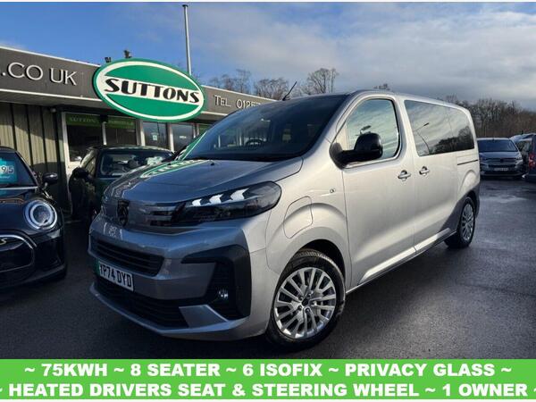 Peugeot e-Traveller 75kWh Active Standard MPV Auto MWB 5dr (8 Seat, 11kW Charger)