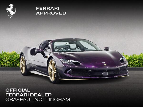 Ferrari 296 GTS 3.0T V6 7.45kWh Spider F1 DCT Euro 6 (s/s) 2dr