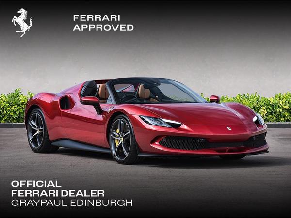 Ferrari 296 GTS 3.0T V6 Spider F1 DCT Euro 6 (s/s) 2dr 7.45kWh