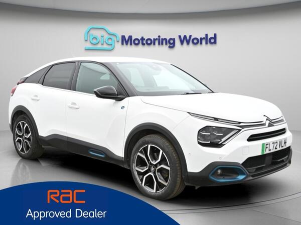 Citroen e-C4 50kWh Shine Plus Auto 5dr (7.4kW Charger)