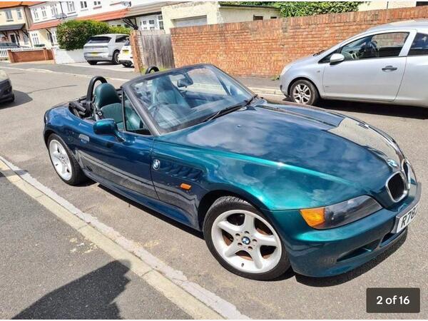 BMW Z3 1.9i Convertible 2dr Petrol Automatic (213 g/km, 140 bhp)