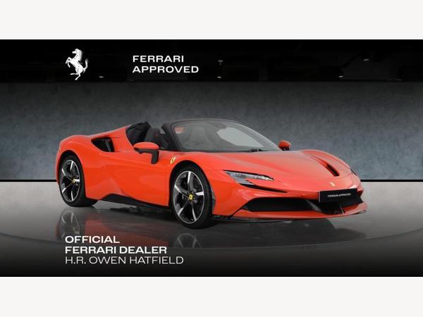 Ferrari SF90 Spider 4.0T V8 7.9kWh F1 DCT 4WD Euro 6 (s/s) 2dr