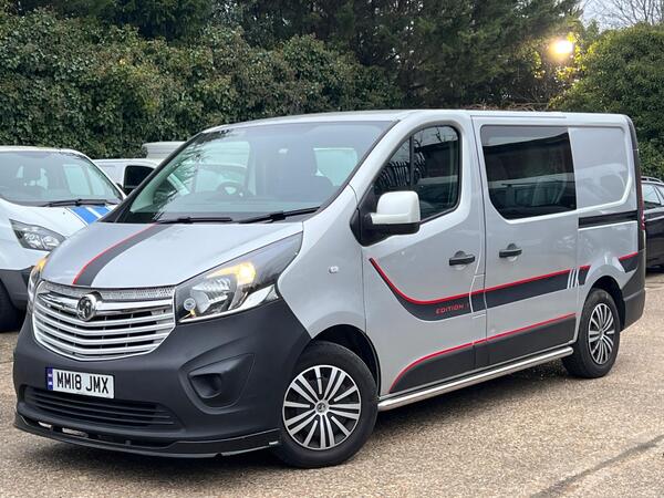 Vauxhall Vivaro 1.6 CDTi 2900 BiTurbo ecoTEC Crew Van L1 H1 Euro 6 (s/s) 5dr (6 Seat)