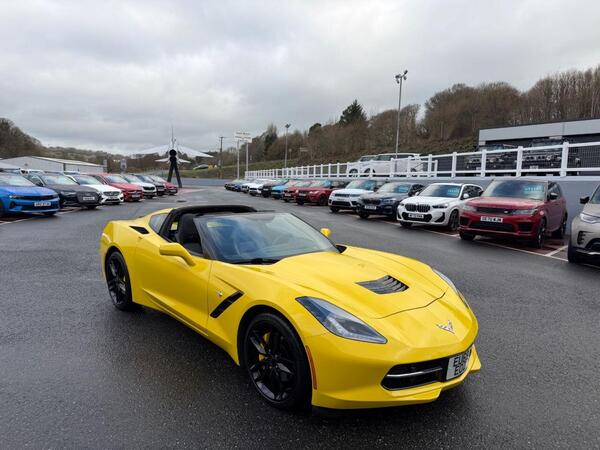 Chevrolet Corvette C7 TARGA 6.2 V8 Auto 2LT Coupe Torch Yellow / Black / 24,000 miles