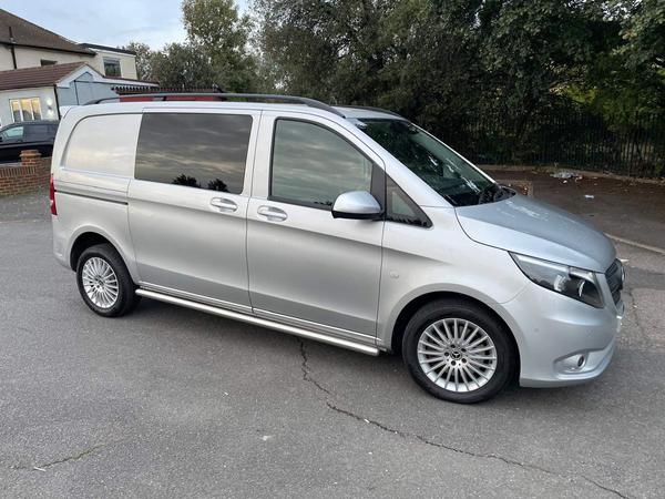 Mercedes-Benz Vito 2.1 116 CDI Premium Crew Van Double Cab 5dr Diesel G-Tronic+ RWD L1 Euro 6 (s/s) (163 ps)