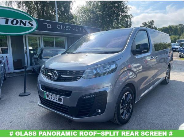 Vauxhall Vivaro-e Life ULTIMATE L 5d 135 BHP GLASS PAN ROOF~SPLIT REAR SCREEN