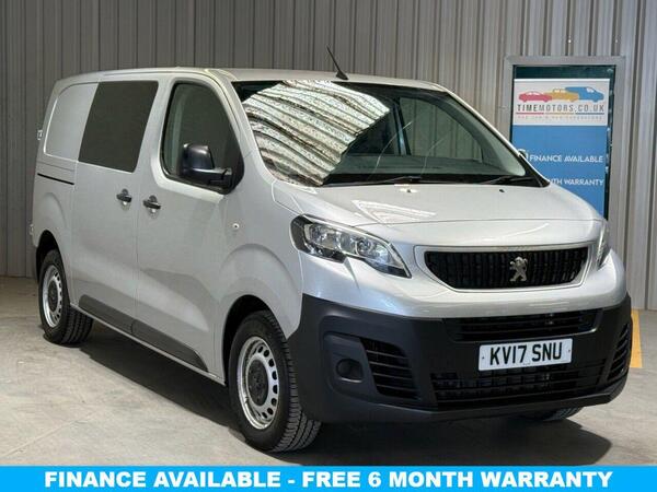 Peugeot Expert 2.0 BlueHDi 1400 Professional Standard Crew Van Double Cab 6dr Diesel Manual MWB Euro 6 (s/s) (6 Seat) (120 ps)