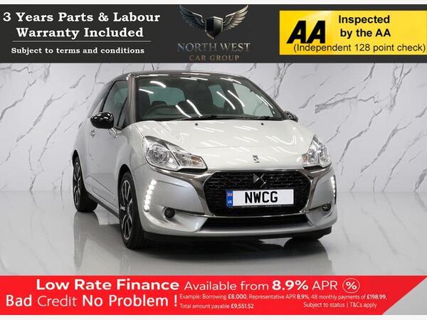 DS AUTOMOBILES DS 3 1.6 BlueHDi Elegance Euro 6 (s/s) 3dr