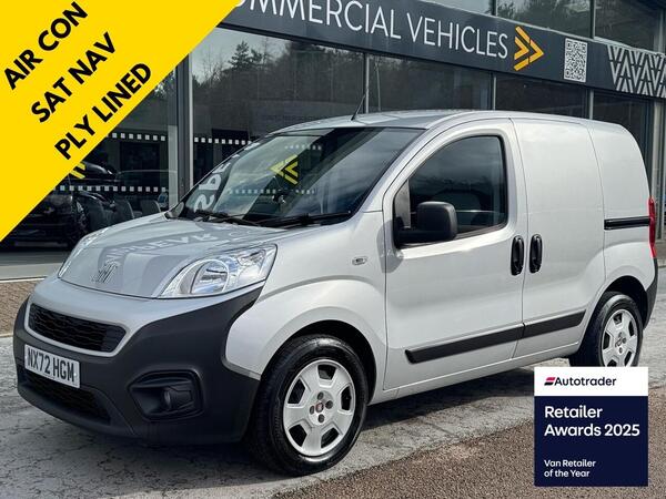 Fiat Fiorino MultiJetII Tecnico 80ps Manual Euro 6 with Air Con, Ply Lined & Sat Nav 1.3 5dr Car Derived Van Manual Diesel