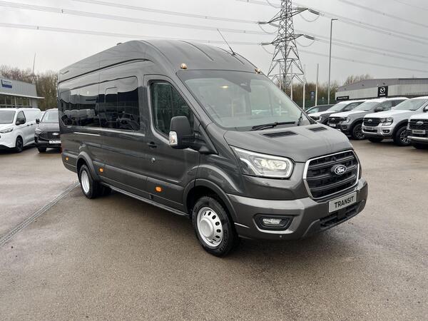 Ford Transit 2.0 460 EcoBlue Limited Minibus Double Cab 5dr Diesel Manual RWD L4 H3 Euro 6 (s/s) (17 Seat, DRW) (165 ps)