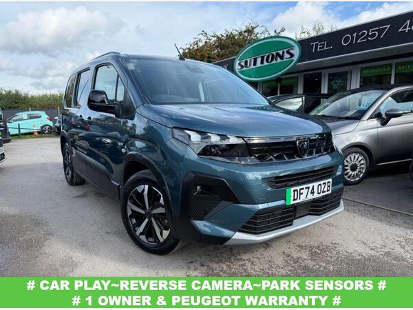 Peugeot e-Rifter 52kWh GT Standard MPV Auto 5dr (7.4kW Charger)