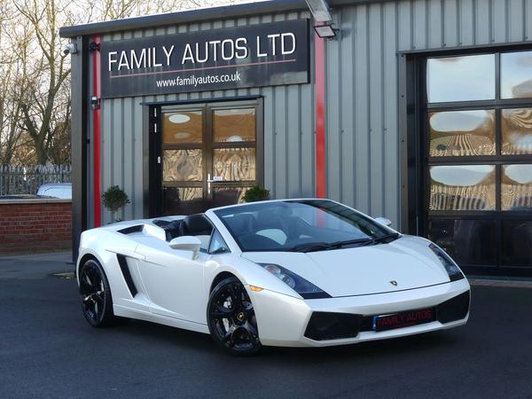 Lamborghini Gallardo 5.0 V10 Spyder EGear 4WD Euro 4 2dr