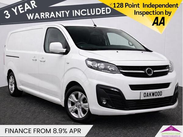Vauxhall Vivaro 2.0 Turbo D 3100 Sportive Panel Van 5dr Diesel Manual L2 H1 Euro 6 (s/s) (120 ps) Visibility Pack + Appearance Pack