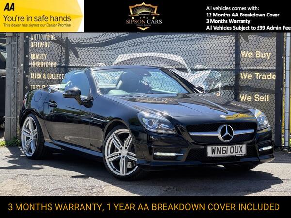 Mercedes-Benz SLK 1.8 SLK200 BlueEfficiency AMG Sport Edition 125 G-Tronic+ Euro 5 (s/s) 2dr