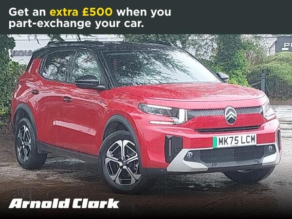 Citroen e-C3 Aircross Standard Range 44kWh MAX Auto 5dr (7.4kW Charger)