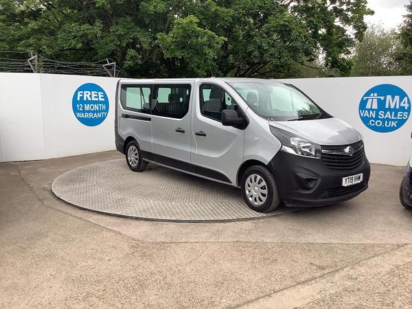 Vauxhall Vivaro 1.6 CDTi 2900 Combi Van Double Cab 5dr Diesel Manual L2 Euro 6 (s/s) (9 Seat) (120 ps)