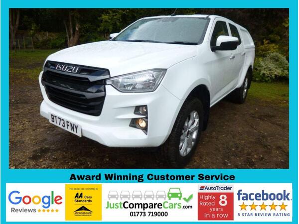 Isuzu D-Max 1.9 TD DL20 Pickup Double Cab 4dr Diesel Auto 4WD Euro 6 (s/s) (164 ps)