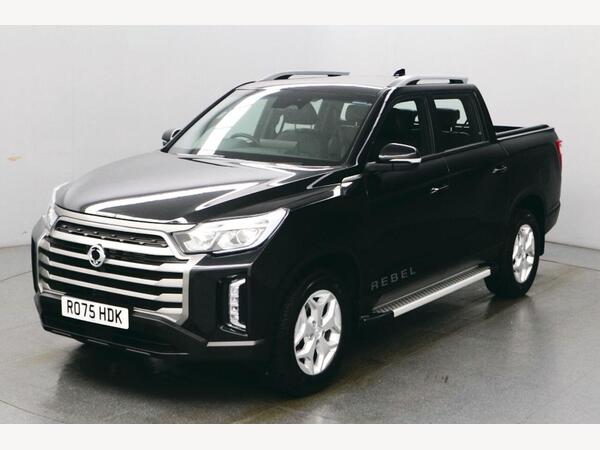 KGM Musso 2.2D Rebel 4WD 202 BHP Double Cab Pickup Euro 6 ULEZ Free