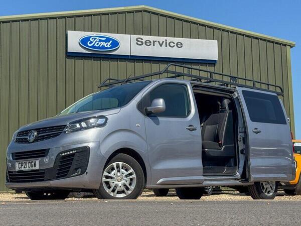 Vauxhall Vivaro Crew Cab LWB L2H1 Low Roof Sportive 294 Air Con Sensors EURO 6 NO VAT