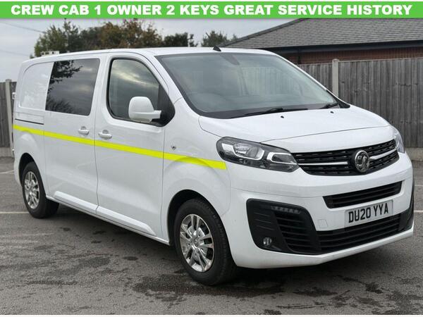 Vauxhall Vivaro 2.0 Turbo D 3100 Sportive Crew Van Double Cab 5dr Diesel Manual L1 H1 Euro 6 (s/s) (120 ps) FINANCE AND DELIVERY OPTIONS