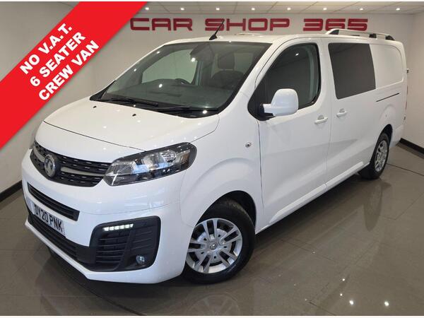 Vauxhall Vivaro 2.0 Turbo D 3100 Sportive Crew Van Double Cab 5dr Diesel Manual L2 H1 Euro 6 (s/s) (120 ps)