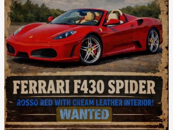 Ferrari F430 4.3 Spider F1 DCT 2dr