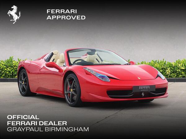 Ferrari 458 4.5 Spider F1 DCT Euro 5 2dr