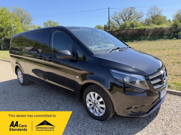 Mercedes-Benz Vito 2.1 114 CDI SELECT Tourer Double Cab 5dr Diesel G-Tronic RWD L3 Euro 6 (s/s) (XLWB) (136 ps)