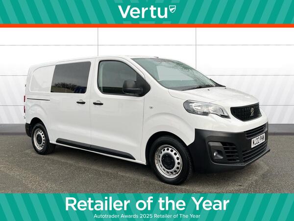 Peugeot Expert 2.0 BlueHDi 1200 Professional Premium Standard Crew Van Double Cab 6dr Diesel Manual MWB Euro 6 (s/s) (6 Seat) (145 ps)