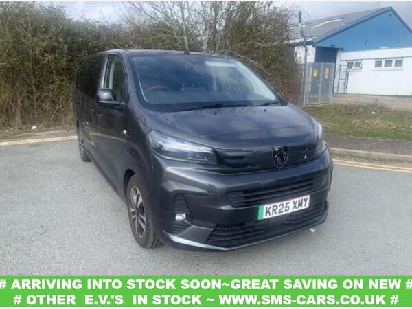 Peugeot e-Traveller 75kWh Allure Long MPV 5dr Electric Auto LWB (8 Seat, 11kW Charger) (136 ps) +++ARRIVING INTO STOCK SOON+++