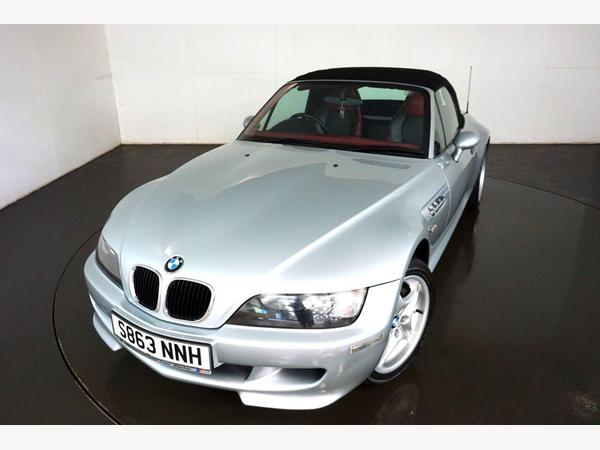 BMW Z3 M 3.2 M ROADSTER 2d 316 BHP-Fantastic Z3M Roadster Finished in Artic Silver Metallic-Two tone Imola red/black Nappa leather upholstery-Powered by the 3.