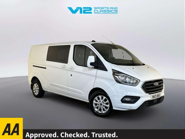 Ford Transit Custom 2.0 320 EcoBlue Limited Crew Van Double Cab 5dr Diesel Manual L2 H1 Euro 6 (s/s) (6 Seat) (130 ps)