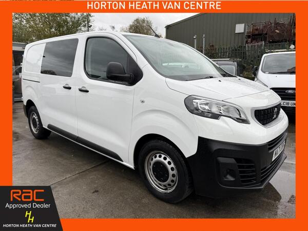 Peugeot Expert 2.0 1400 PROFESSIONAL FACTORY 6 SEAT CREW VAN-HUGE SPEC-CARPLAY-LOW MILES-1 OWNER