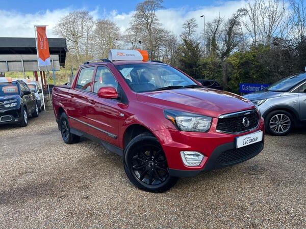 SsangYong Musso 2.2D EX PICKUP DOUBLE CAB 4dr 4WD EURO 6 (178 ps) **TOP OF THE RANGE MODEL WITH 1 OWNER FROM NEW AND NO VAT TO PAY*