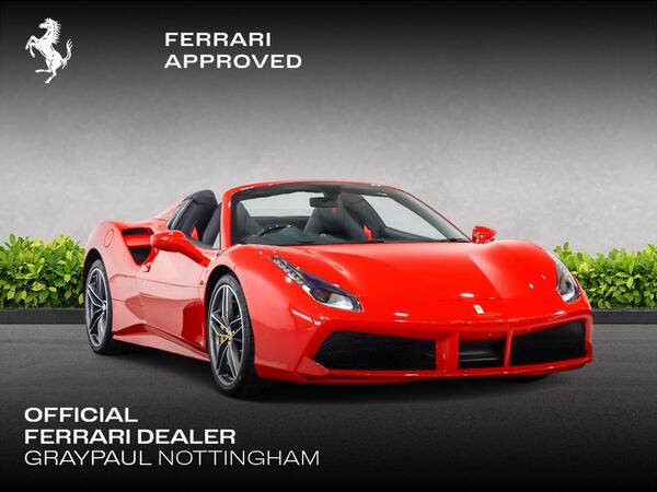 Ferrari 488 3.9T V8 Spider F1 DCT Euro 6 (s/s) 2dr