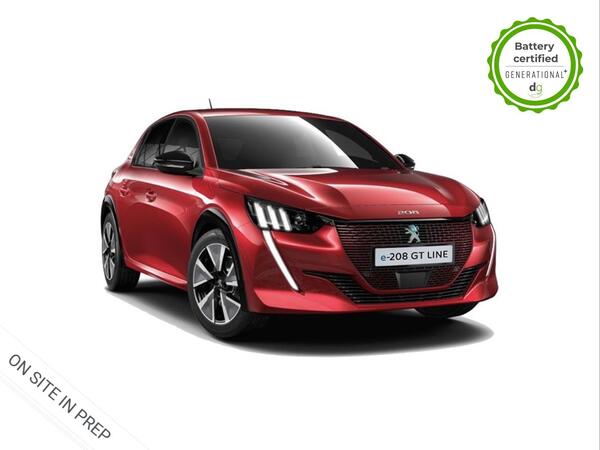 Peugeot E-208 50kWh GT Auto 5dr (7kW Charger)