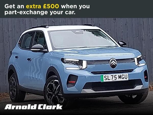Citroen e-C3 Standard Range 44kWh PLUS Auto 5dr (7.4kW Charger)