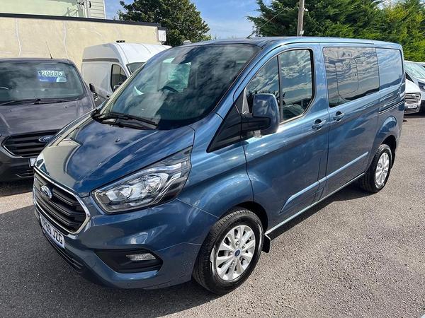 Ford Transit Custom 2.0 300 EcoBlue Limited Crew Van L1 H1 Euro 6 (s/s) 5dr (6 Seat)