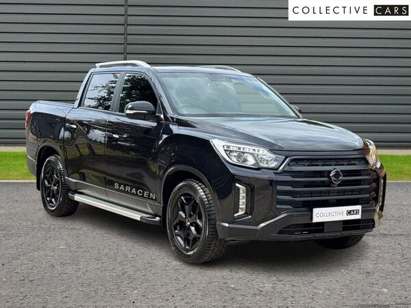 SsangYong Musso 2.2D Saracen Pickup Double Cab 4dr Diesel Auto 4WD Euro 6 (181 ps) No VAT - Two Owners From New.